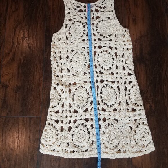 DIVIDED H&M Crochet swim cover up SIZE 6 Small - Picture 6 of 6